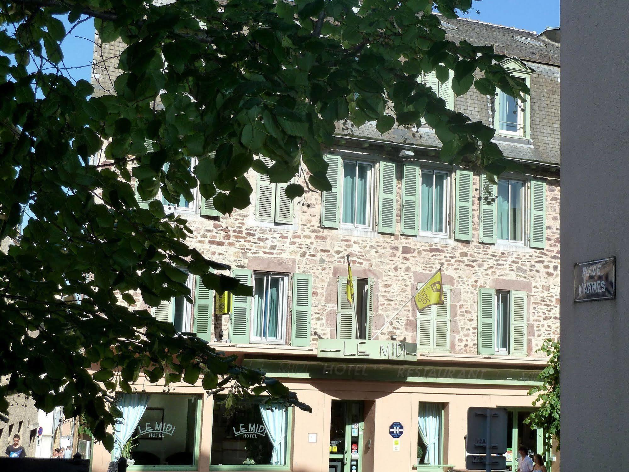 Logis Hotel Restaurant Du Midi - Rodez Centre Esterno foto